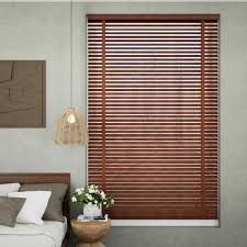 Dark Walnut Venetian Blinds